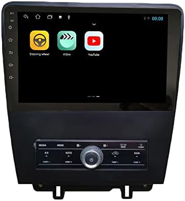 Андроид 10 Авторадио Автомобил Навигација Стерео Мултимедијален Плеер ГПС Радио 2.5 Д Екран На Допир forFordMustang 2010-2014 MC Quad Core