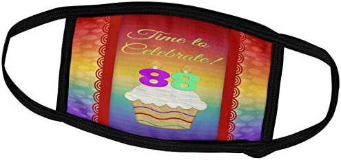 3дроуз Беверли Тарнер Роденденска Покана Дизајн-Кекс, Број Свеќи, Време, Прославете 88 Години Покана-Маски За Лице