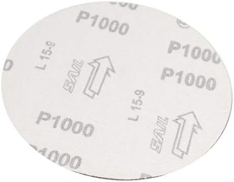 Нов LON0167 со 6-инчен DIA има 1000 решетки за пескарење сигурна ефикасна дискови со ставање шкурка од 20 парчиња за осциларна алатка