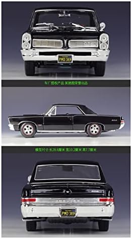 Возила на модел на скала на Apliqe 1965 Pontiac GTO симулација легура завршена колекција на модели за колекција украсен подарок 1:18 Софистициран избор за подароци