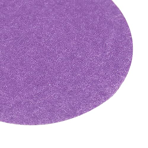 Мепротални 10 парчиња 2 инчи дискови за пескарење кука и јамка 180 решетки Виолетова влажна сув шкурка за полирање на површината