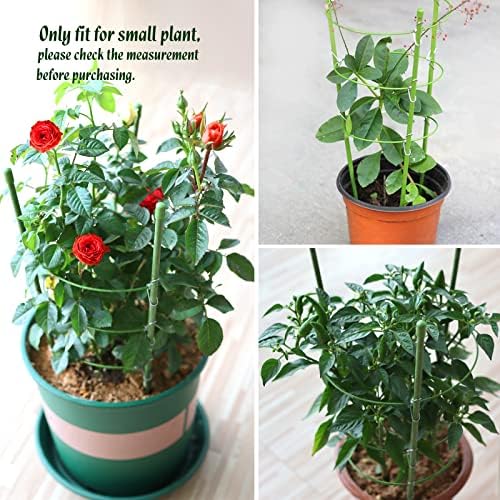 Leobro 2 Пакувања за пакување Поддршка од домати кафез, кафези отпорни на 'рѓа за градина, мали растителни растителни растителни кафези, растителни