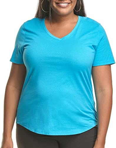 Само мојата големина женска маица, плус големина на кратки ракави со големина на вратот, JMS плус кошула со големина за жени, женска маичка
