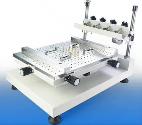 Екранот со голема прецизност PCB Притиснете прецизна машина за печатење на лемење со матрици