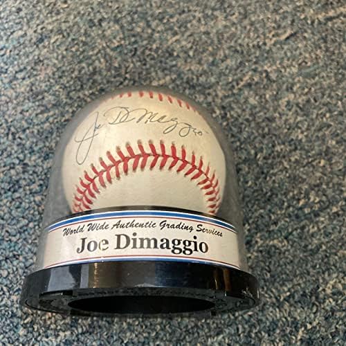 Прекрасниот oeо Димагио потпиша Бејзбол во Американската лига ЈСА COA - Автограмирани бејзбол