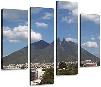 Cerro de la silla canvas wallидна уметност виси слики модерни уметнички дела апстрактна слика отпечатоци за домашна декорација подарок уникатен дизајниран врамен 4 панел
