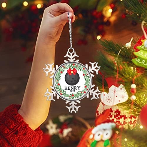 Боречка топка Снегулка украс Смешна спортска топка Божиќни украси Божиќни украси за метали за дрвја Персонализирани Божиќни украси
