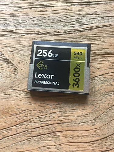 Lexar 256gb Професионални 3600x CFast 2.0 Мемориска Картичка