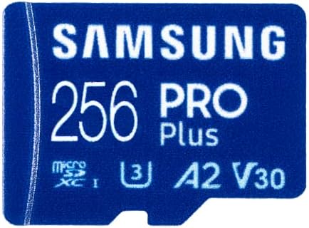 Samsung 256gb Про ПЛУС UHS-I A2 SDXC Мемориска Картичка За Samsung Телефон Работи Со Galaxy A52 5G, A52, A21, A12, A11, A51 Пакет Со Сѐ, Но Stromboli sd &засилувач; Микро SD Картичка Читач
