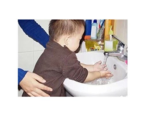 HICAT 3 пакет силиконски тапа за мијалник за мијалник за мијалник, безбедна забавна приврзаност за продолжување на тапа и одлично решение за миење раце за дете, дете, б