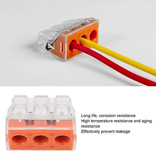 Притиснете го конекторот за жица, жицата за индустриски конектор Брз проводник Електрични помошни материјали Лесно се вметнува