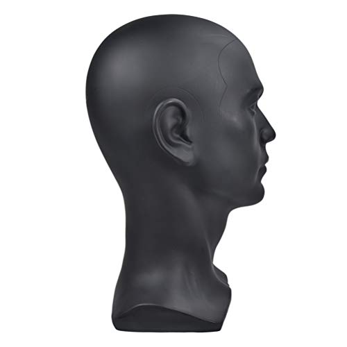ПВЦ машки манекен глава професионална фризерска глава за траење на главата за слушалки за слушалки за слушалки, конзола за конзоли,