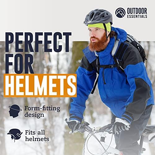 Слеп на череп капа за шлем и трчање капаче - Зимски термички атлетски велосипедизам и капи на главата за мажи - се вклопува под шлемови