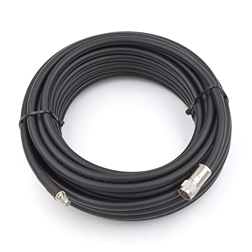 Rangeful N MALE до SMA машки коаксијален кабел 40M 50OHM 8D-FB со ниска загуба Ø11.1mm продолжение/антена/рутер Ултра кабел за ниска загуба за