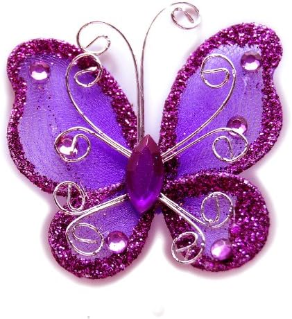3 сјајна пеперутка - расејувачка занаетчиска занаетчиска картичка - 12pk