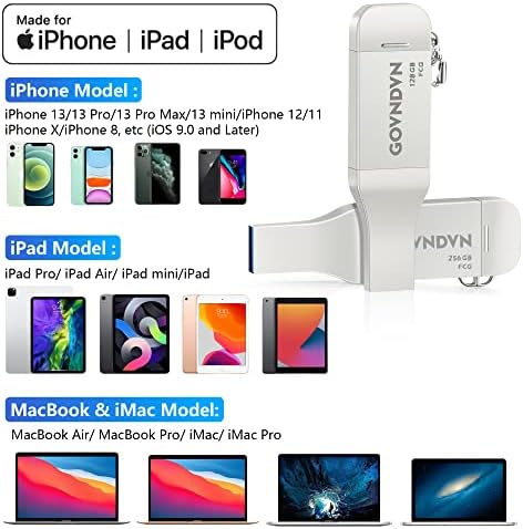 Мфи Сертифициран 512gb iPhone Фото-Стик - складирање iPhone-Меморија-Флеш Диск Фото-Складирање-Палец-Диск Видео USB C Молња Резервна Копија