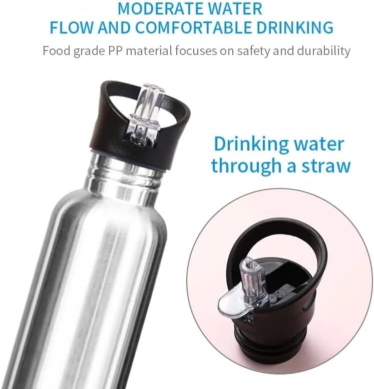 KDKD 500/750/1000ml шишиња со вода од не'рѓосувачки челик Преносно спортско патување со шише со шише Два типа на капакот за пиење на