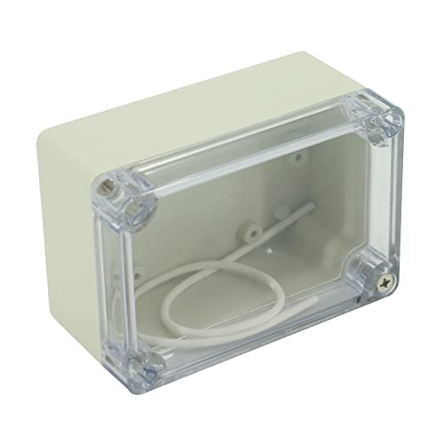 Кутија за кутија за кутија за затворање на водоотпорен капак UHZBTEC, со кутија за пластични спојници со кабелска жлезда за електроника
