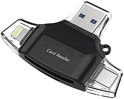 Boxwave Smart Gadget Компатибилен Со Fotric 323F-AllReader Sd Читач На Картички, Microsd Читач НА Картички SD Компактен USB ЗА Fotric