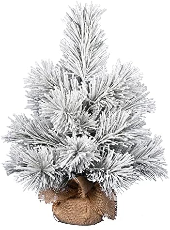 Викерман 24 Замрзнати Бекет бор вештачко новогодишно елка, нелит - масичка на табелата Топ новогодишна елка - Сезонски затворен украс