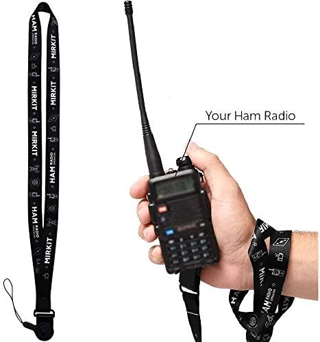 Lanyard Mirkit Ham Radio Operator Reck Strap Baofeng додатоци и радио опрема Брзо ослободување за двонасочни радија, подароци за