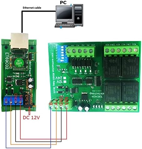 HIFASI RS485 MODBUS RTU TCP до Ethernet Network UDP TCP Клиент Сервер MQTT Converter Serial Port Server за PLC PTZ камера