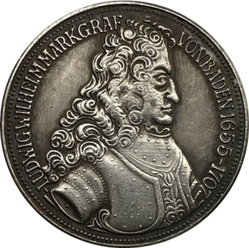 1955 германски Монети Бакарни Сребрени Антички Монети Монети Ракотворби Колекција дува