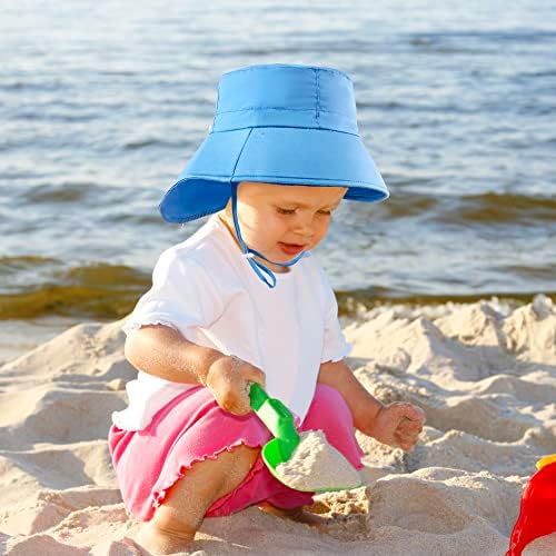 Fynnsure Toddler Sun Hat upf 50+ Бебе сонце капа за момчиња девојчиња вратот Флеп новороденче лето капа деца за заштита од сонце