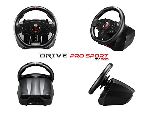 SuperDrive - SV700 Drive Pro Sport Wheel со педали, менувачи на лопатка и вибрации