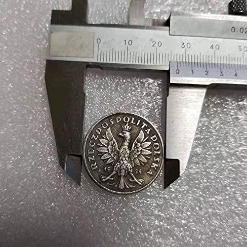 Антички занаети 1924 година Полска монета Заедничка монета 1700Coin Колекција Комеморативна монета