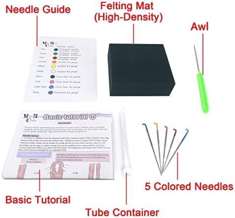 Комплет за игла за занаетчиски игла за почетници - Shiba Inu 5 пакет, целосни упатства за боја