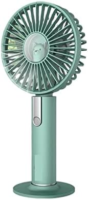 Jkyyds fan-леживо преносен мини вентилатор 3 брзина прилагодлив вентилатор USB станица за полнење со рачен климатик ладилник