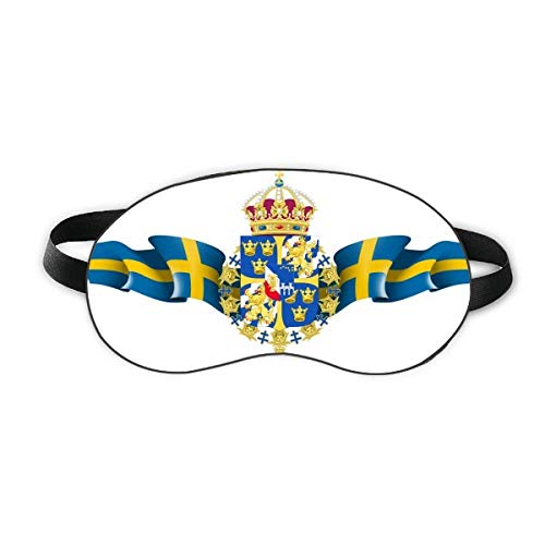 Шведска Национален амблем земја симбол за спиење на очите штит мека ноќно слепило на сенка на сенка