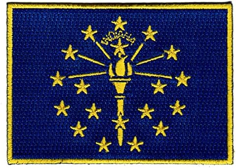 Мериленд државно знаме извезено лепенка велкро-брендски прицврстувачи на д-р амблем