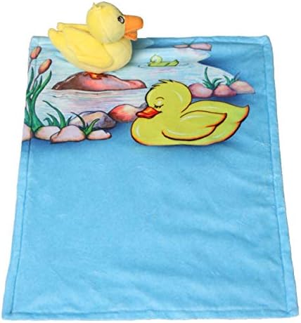 Сороро деца: безбедносно ќебе, меко пријатно минки безбедносно бебе ќебе, буден / патка заспана [Изберете боја]