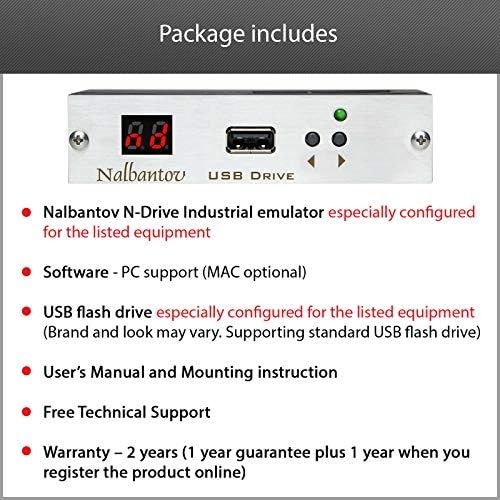 Налбантов USB Дискета Диск Емулатор N-Диск Индустриски За Firetrol FTA1100 Марк II