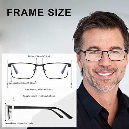ЛКИ Бифокални Очила За Читање Мажи Сино Светло Читачи На Компјутери Јасни Врвни Дизајнерски Метални Рамки Модни Пролетни Очила За Шарки