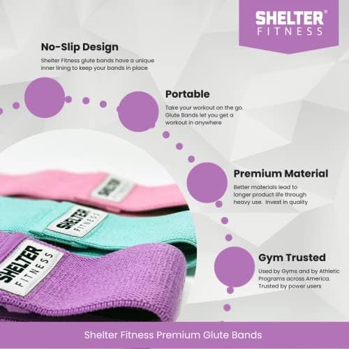 Премиум ткаенини за матични ленти - 3 пакувања сет | Фитнес засолниште