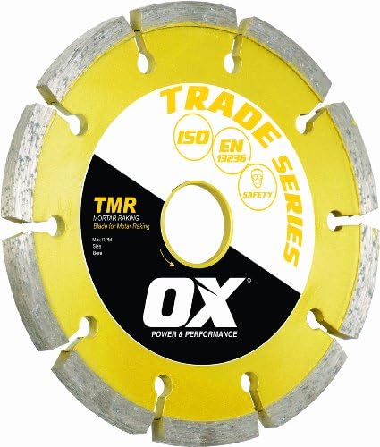 OX OX-TMR-4 Трговски так што покажува 4-инчен дијамантски сечило, 7/8-инчи-5/8-инчен