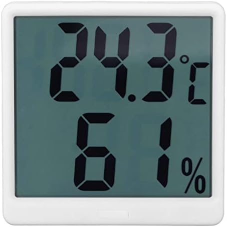 Мерач На Температура на влажност, Префрлување Точен Термометар За Внатрешен Хигрометар Брз Одговор На Обработка Голем Екран Со