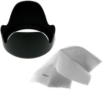 Nikkor VR 10-100 mm f/4.5-5.6 PD-ZOOM леќи PRO дигитални леќи Худ + NWV Директна крпа за чистење на микрофибер.