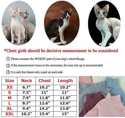 Bonaweite Sphynx облека за мачки, џемпери за мачки само за мачки, желки за мачки мачки, облека за мачки само за мачки, облека