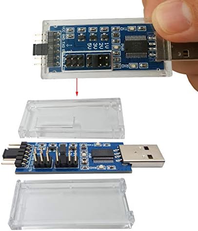 DSD TECH SH-U09C5 USB ДО TTL UART Конвертор Кабел СО FTDI Chip Поддршка 5V 3.3 V 2.5 V 1.8 V TTL