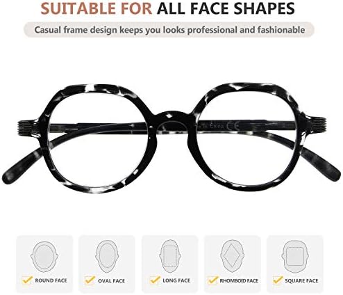 Очила 4 Пакување Ретро Дизајн Очила За Жени Читање-Гроздобер Читање Очила Мали Леќи Читателите