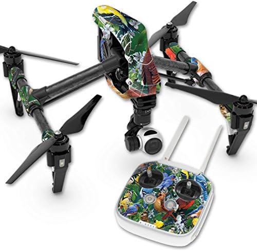MOINYSKINS SKING CONDITIBLE со DJI INSPIRE 1 Quadcopter Drone - Собирање на задниот двор | Заштитна, издржлива и уникатна обвивка за винил