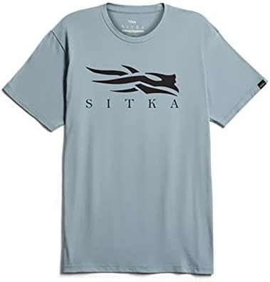 Sitka Gear Men's Pima Pima Памук Краток ракав лесна секојдневна икона маичка кошула