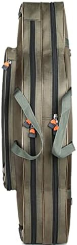 YFDM мултифункционална преносна торба за риболов платно за риболов шипка 2 нивоа за носење