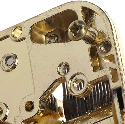 Slynsw метална механичка музичка кутија злато движење за завртки за заклучување на небото клуч на небото