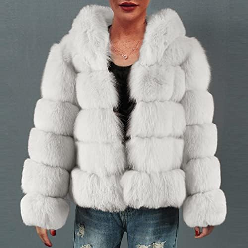 Женски зимски палто јакни со долги ракави случајни кратки топло кадифузни палта долги волна ровови палто жени