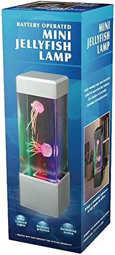 Топли нејасни играчки медуза ламба - медуза лава ламба - напојување со батерија - светло за промена на бојата носи позитивна енергија